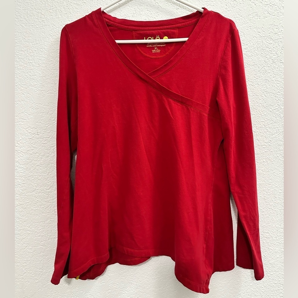 Women’s Lole long sleeve red shirt size XL